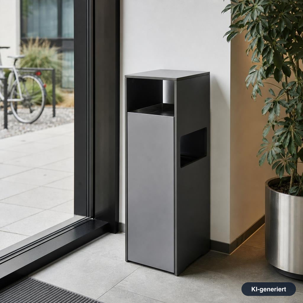 Conmoto Mülleimer / Aschenbecher HPL anthrazit