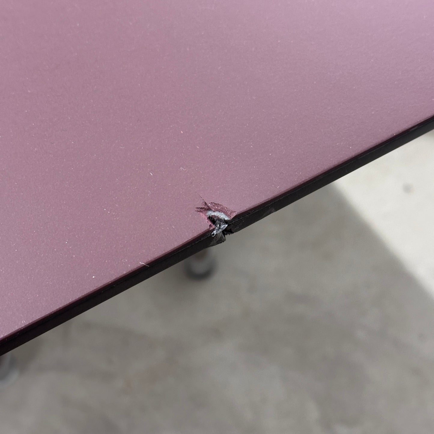 Herman Miller Konferenztisch 340x130cm Linoleum Platte