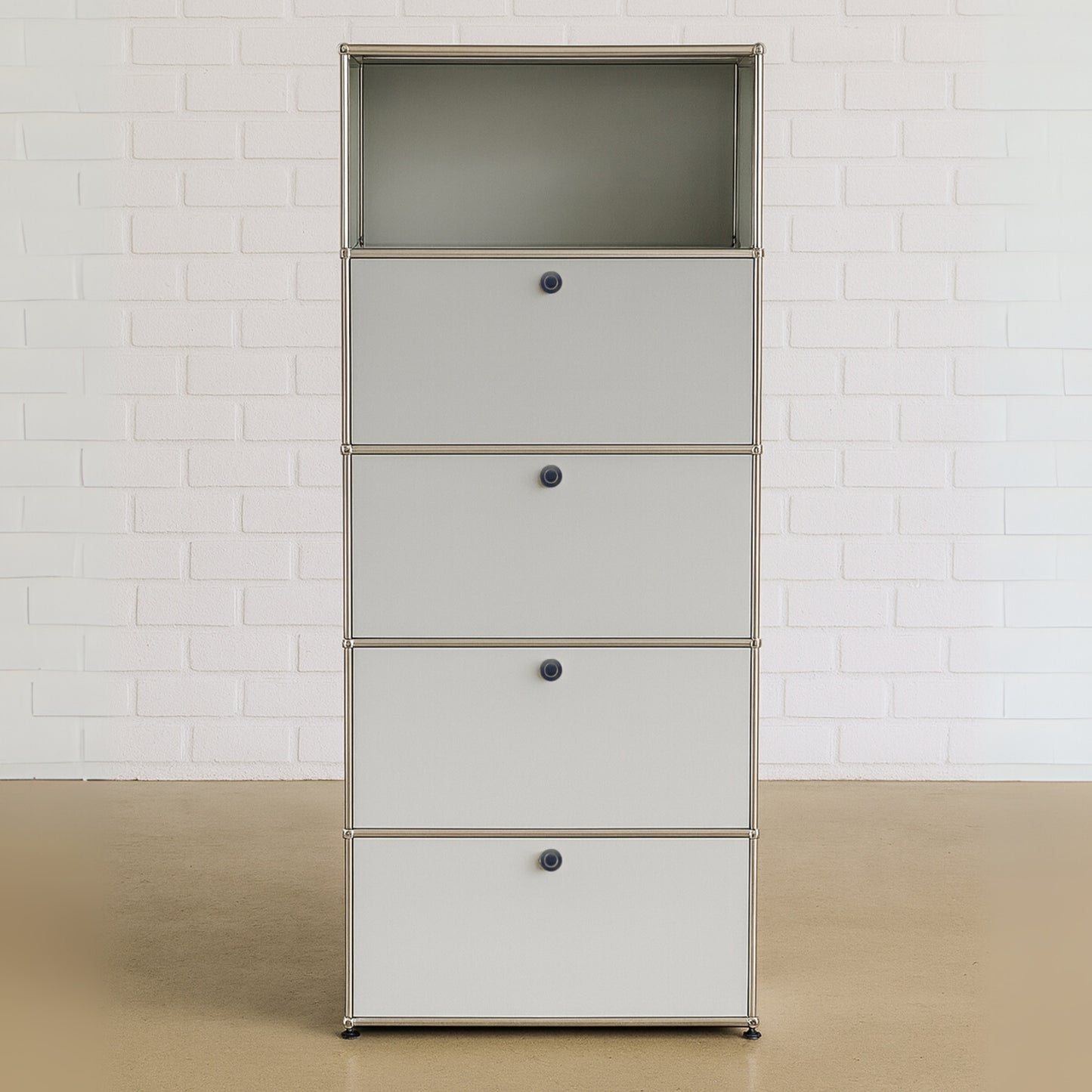 USM Haller Highboard 1x5 lichtgrau (1. Gen.)