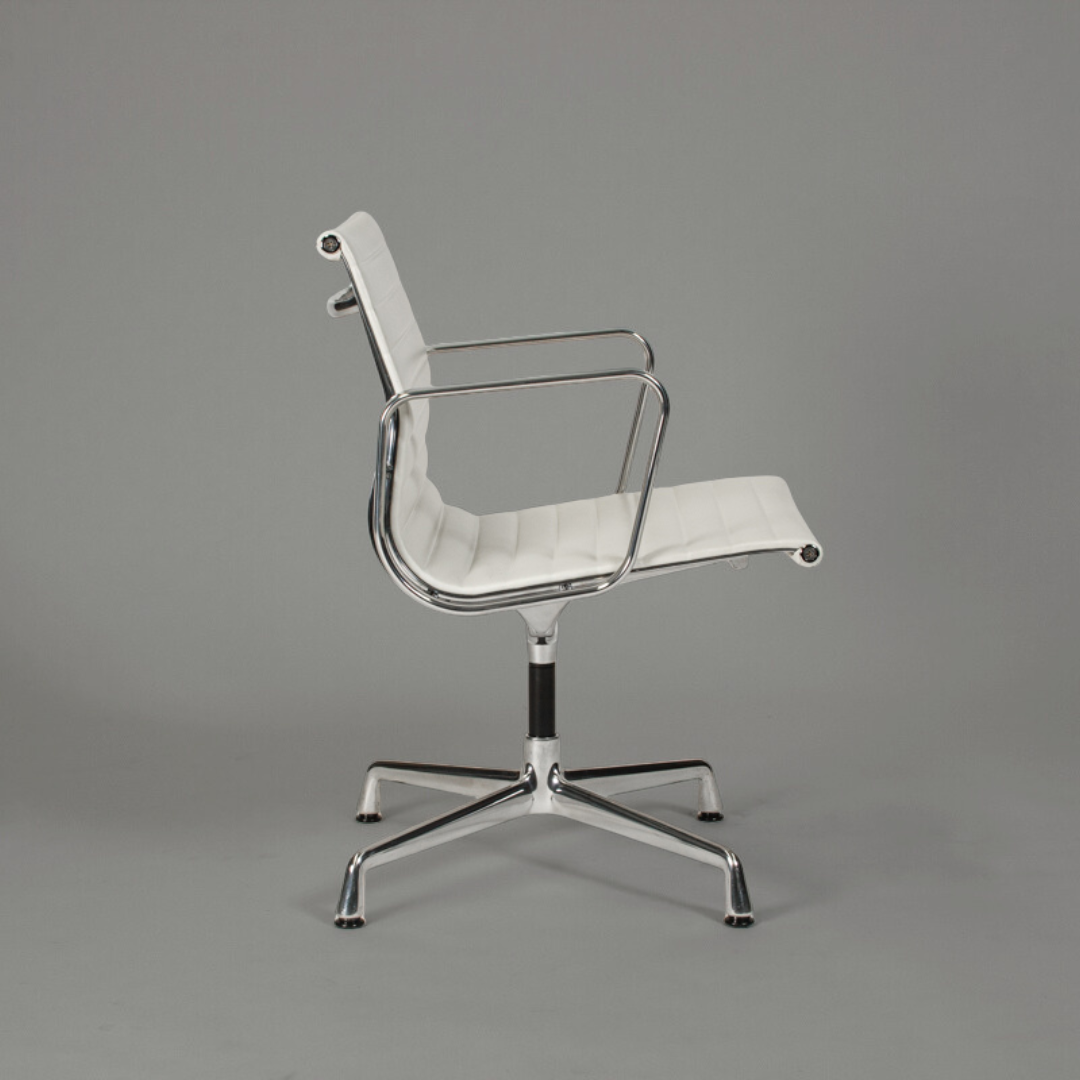Vitra EA 108 Leder weiß