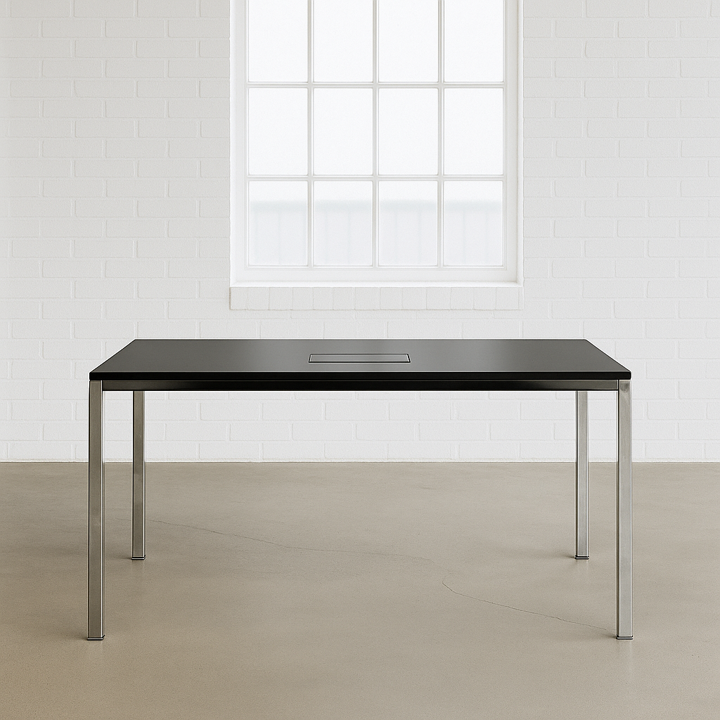 Fantoni Bianconero Executive Schreibtisch 150x75cm