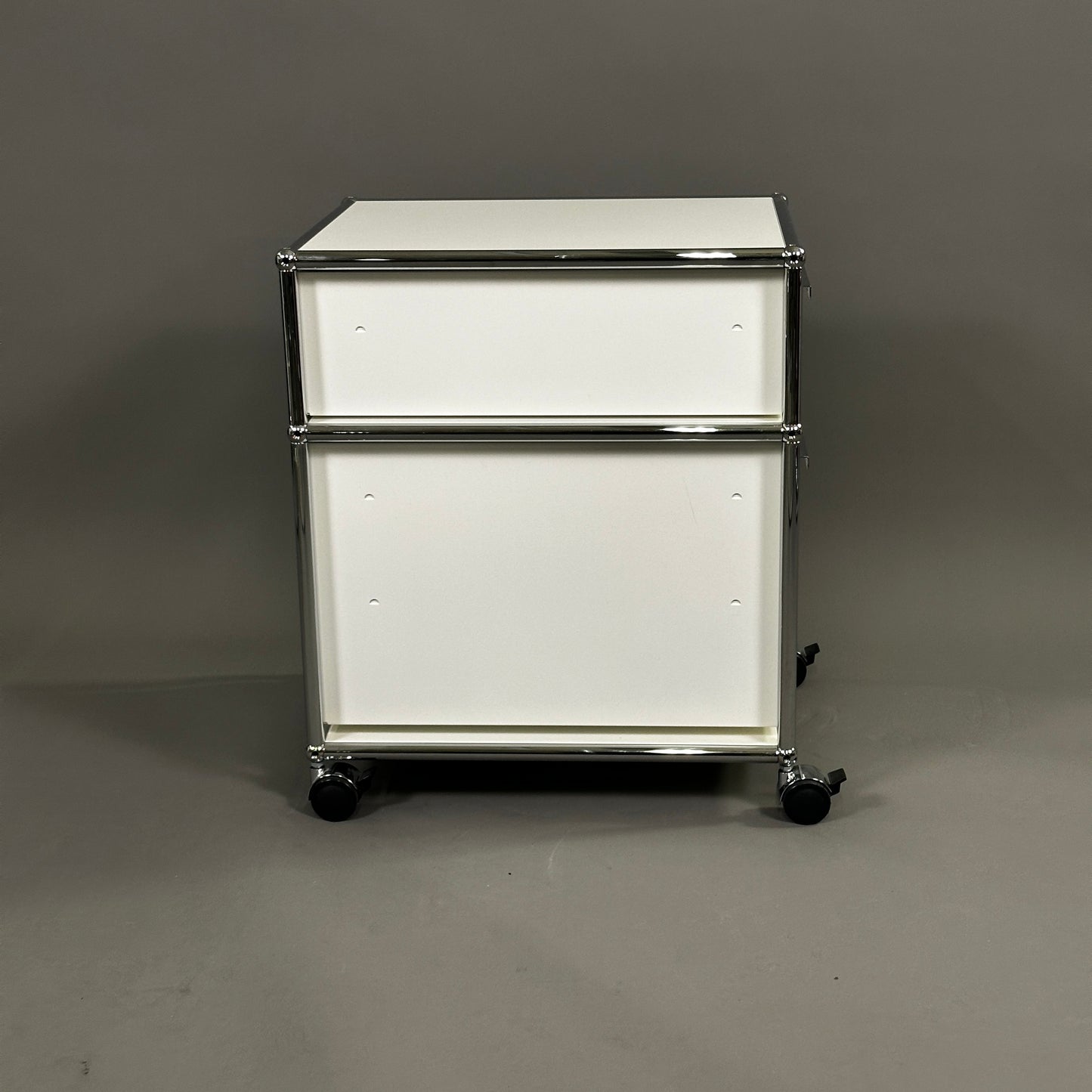 USM Haller Rollcontainer weiß (2 Auszüge)