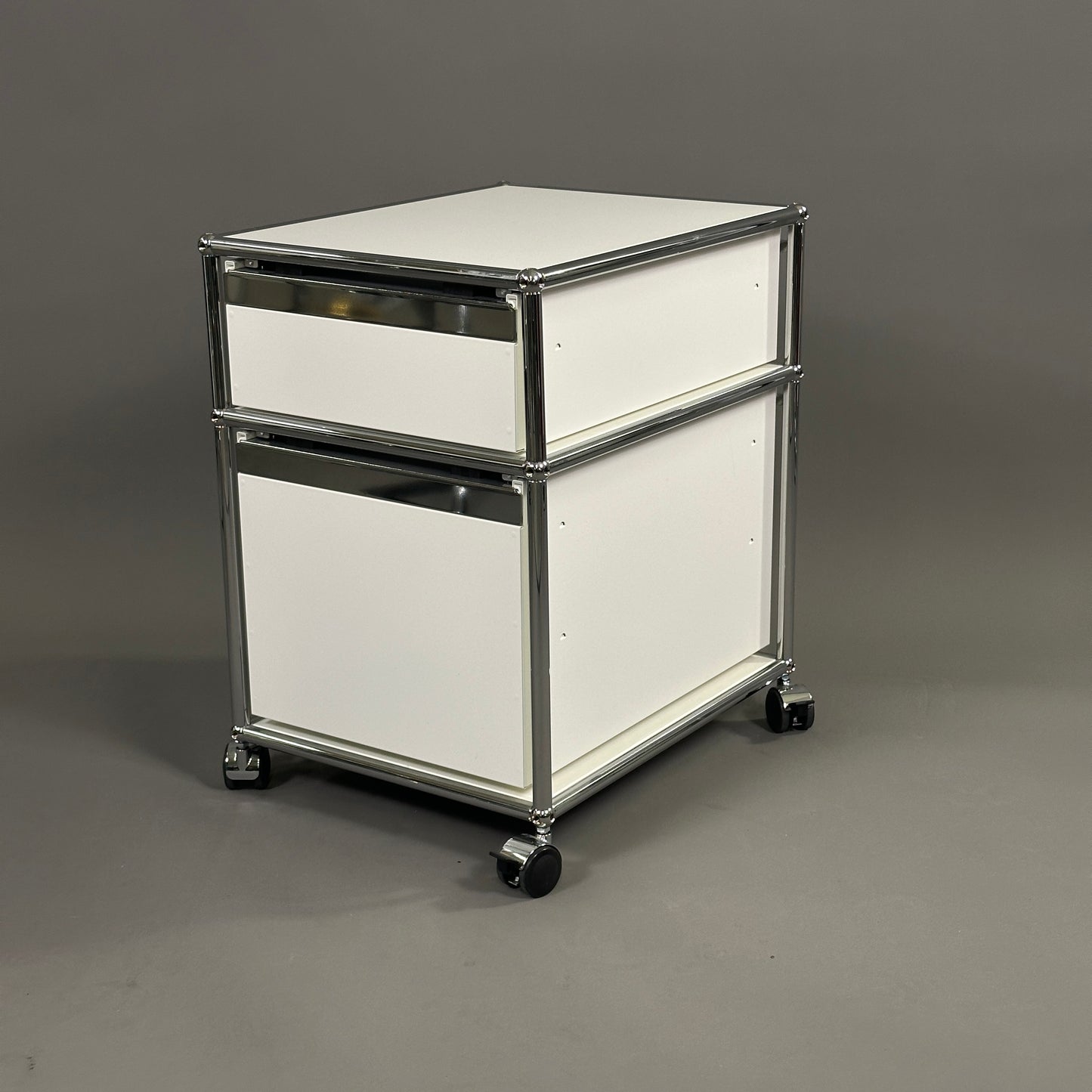 USM Haller Rollcontainer weiß (2 Auszüge)