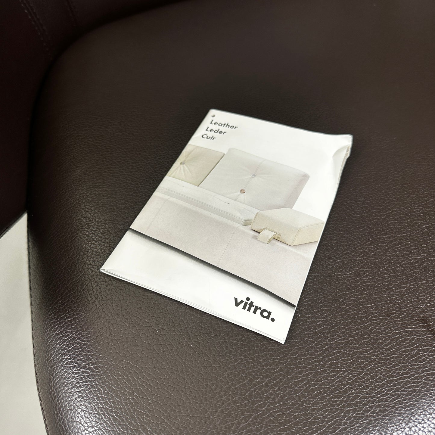 Vitra Grand Executive Highback Leder braun