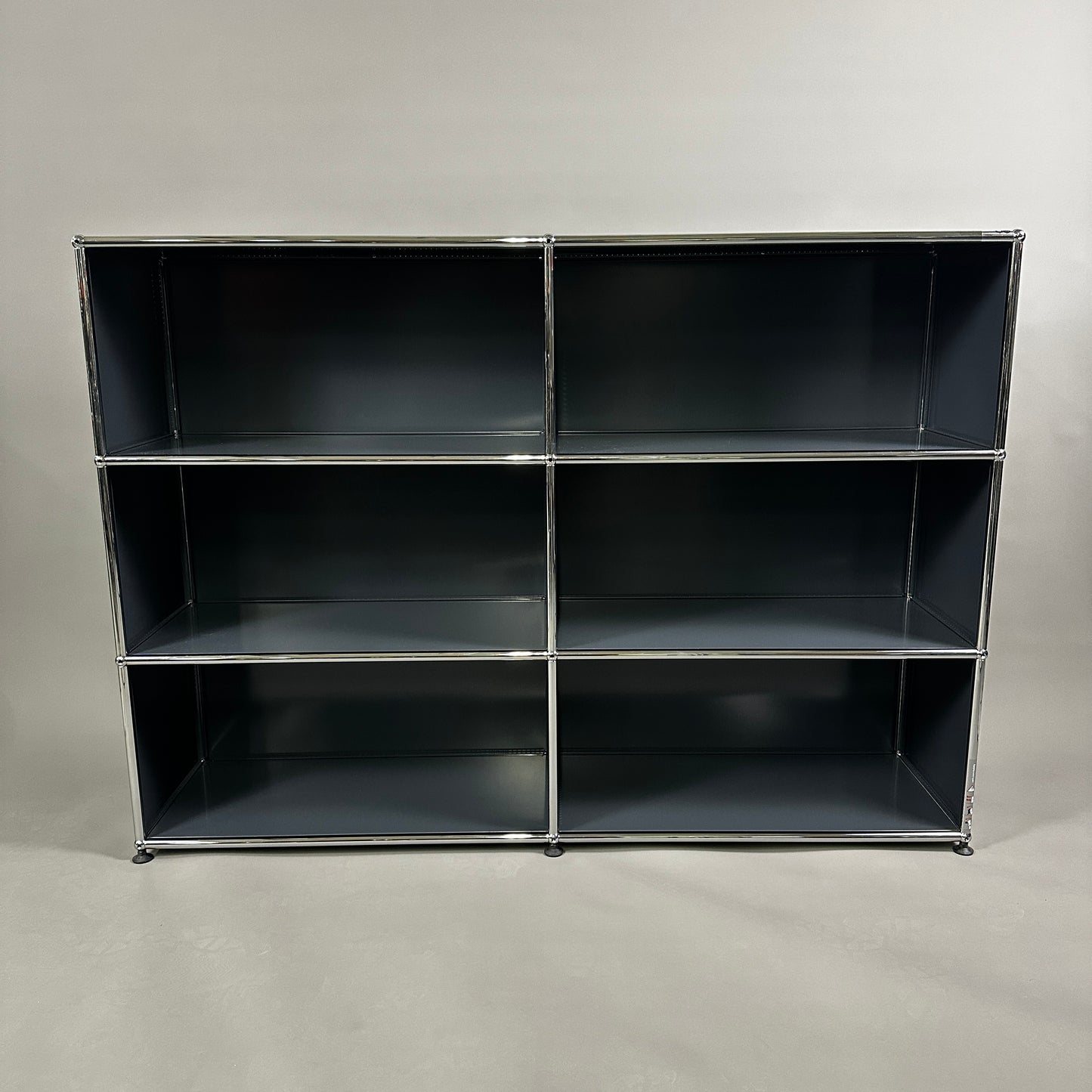 USM Haller Highboard 2x3 offen anthrazit