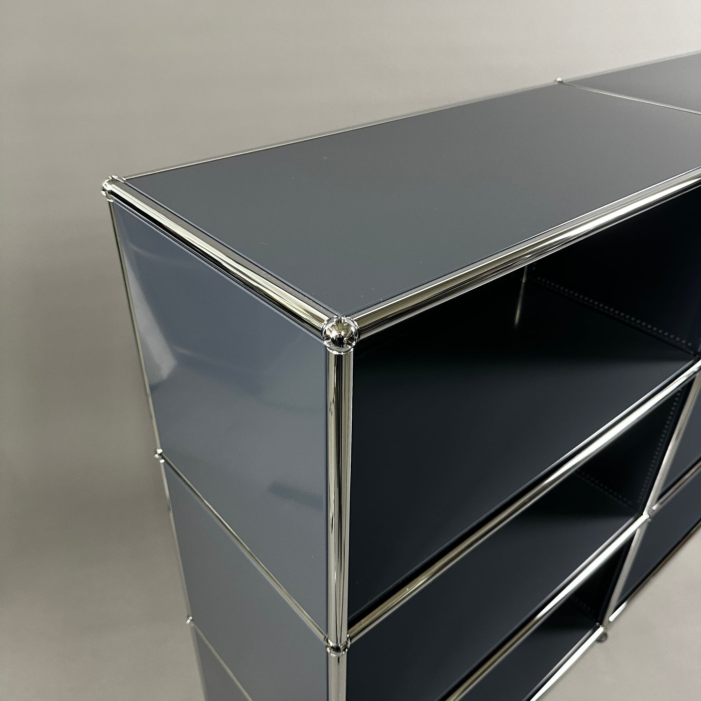 USM Haller Highboard 2x3 offen anthrazit