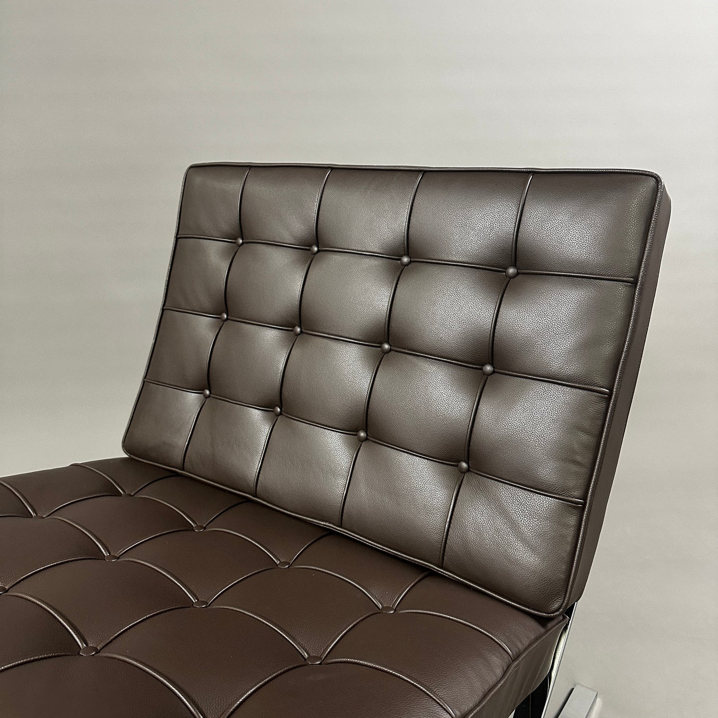 Knoll International Barcelona Sessel Leder braun