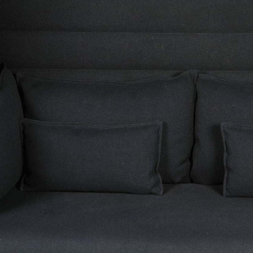 Vitra Alcove Highback 2-Sitzer Sofa schwarz