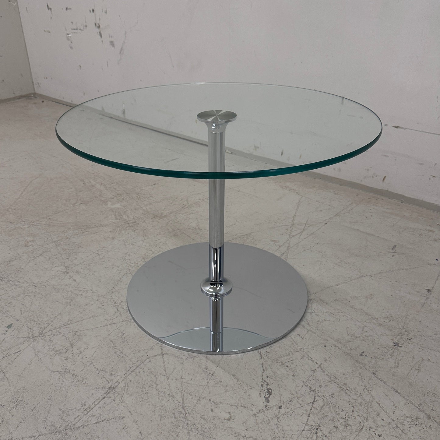 Draenert Beistelltisch Glas Ø70cm