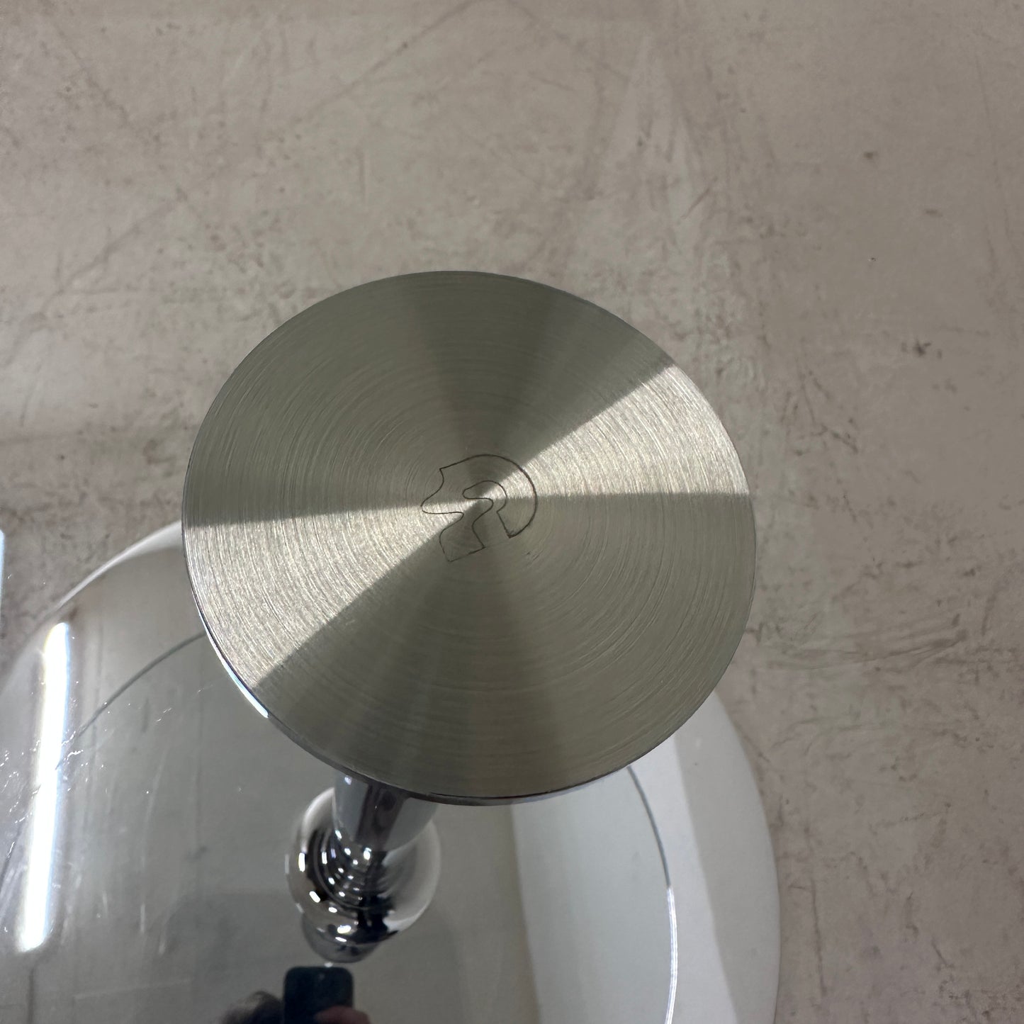Draenert Beistelltisch Glas Ø70cm