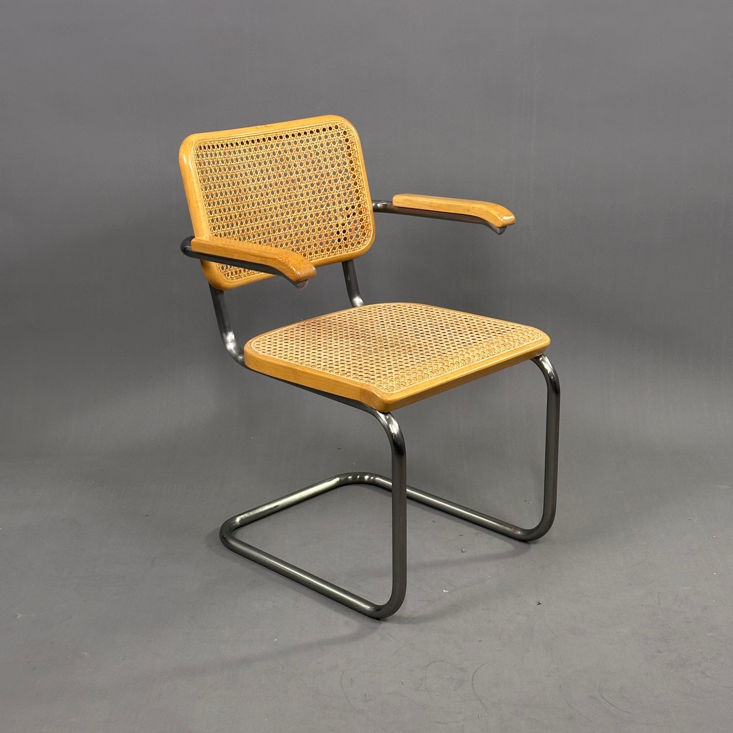 Thonet Freischwinger S64 Korbgeflecht natur