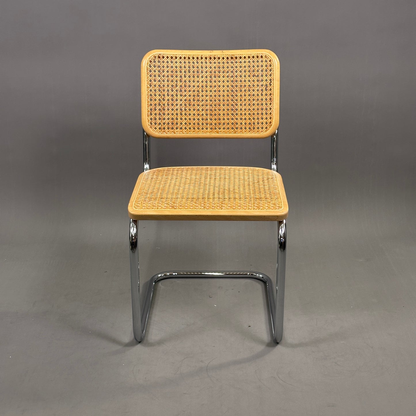 Thonet Freischwinger S32 Korbgeflecht natur