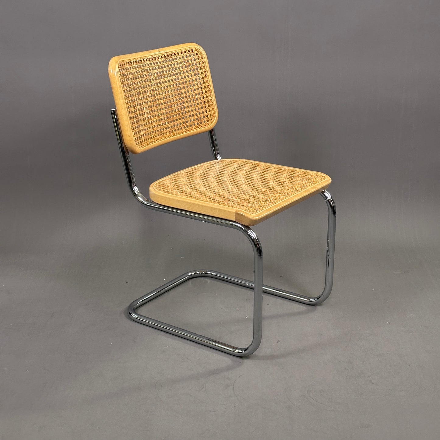 Thonet Freischwinger S32 Korbgeflecht natur