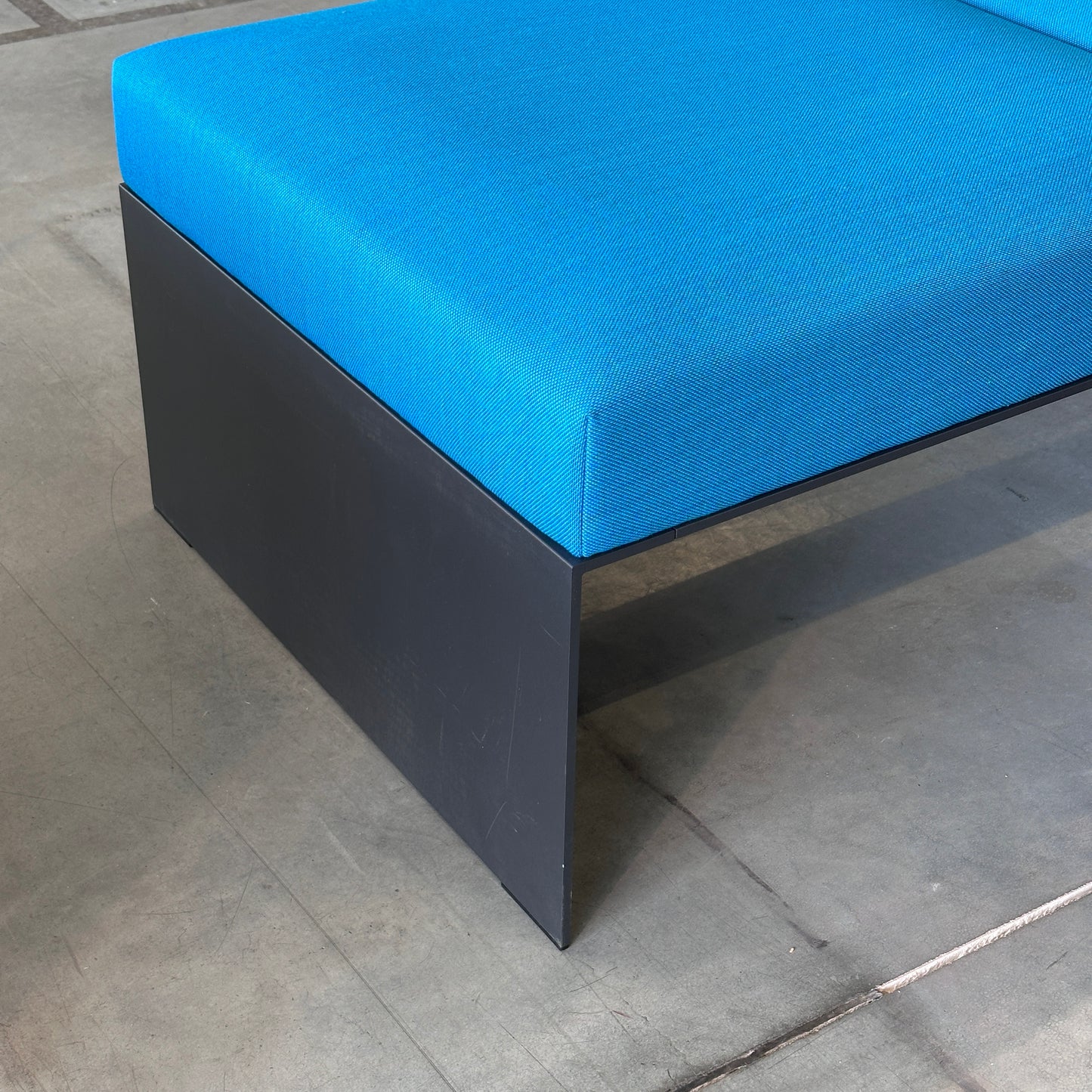 Brunner banc 2-Sitzer blau