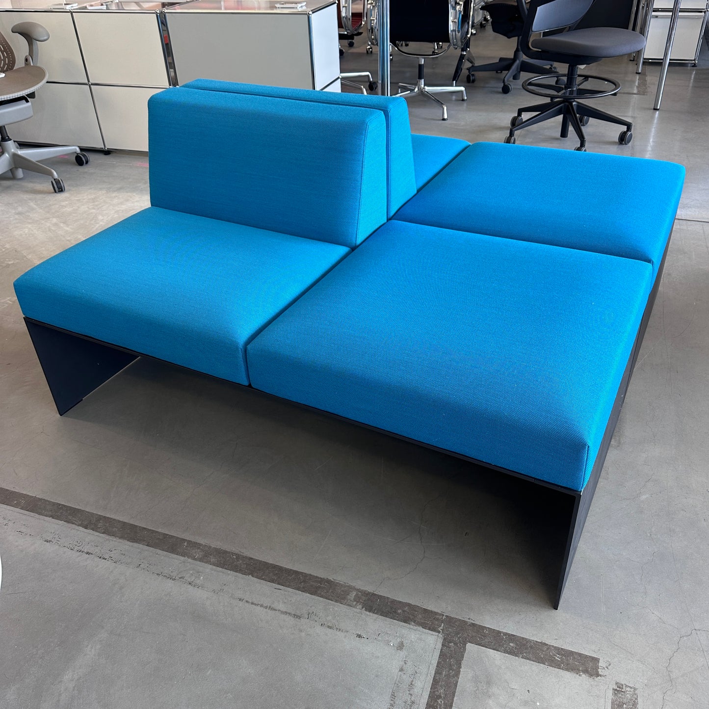 Brunner banc 2-Sitzer blau