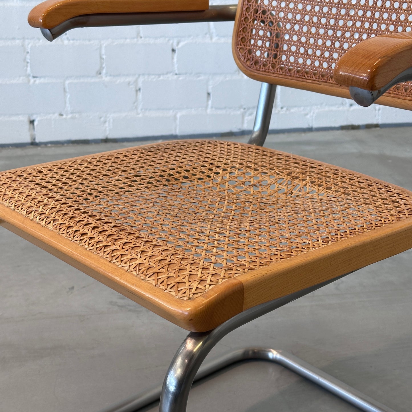 Thonet Freischwinger S64 Korbgeflecht natur (B-Ware)