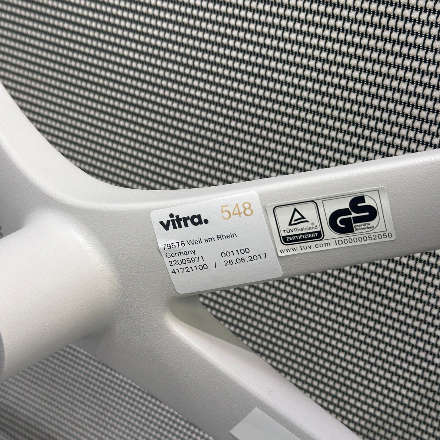 Vitra Physix weiß / silbergrau