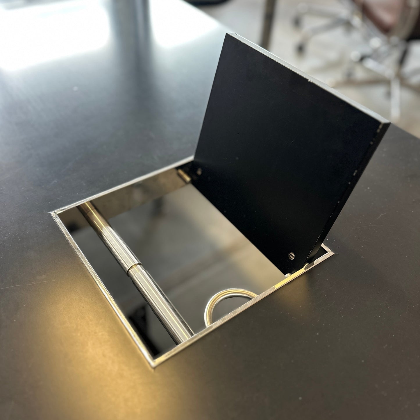Fantoni Bianconero Executive Schreibtisch 150x75cm