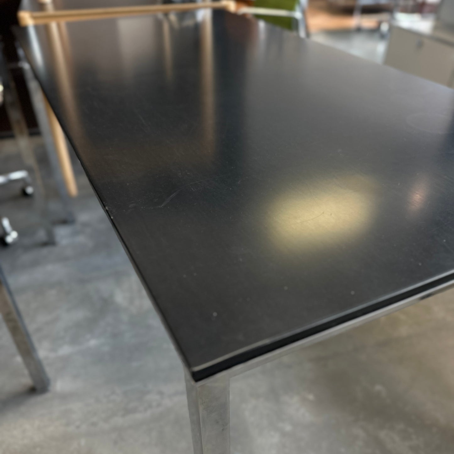 Fantoni Bianconero Executive Schreibtisch 150x75cm