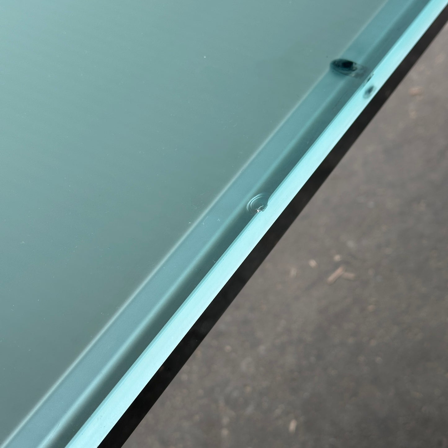USM Haller Tisch 200x100cm Glas satiniert (B-Ware)