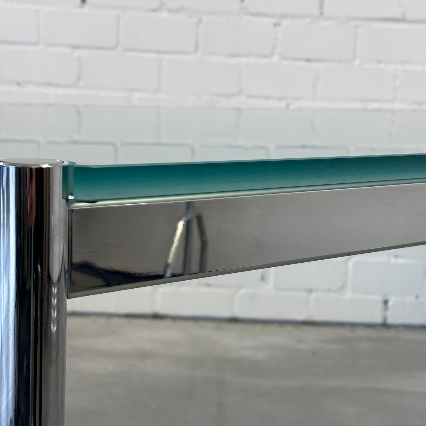 USM Haller Tisch 200x100cm Glas satiniert (B-Ware)