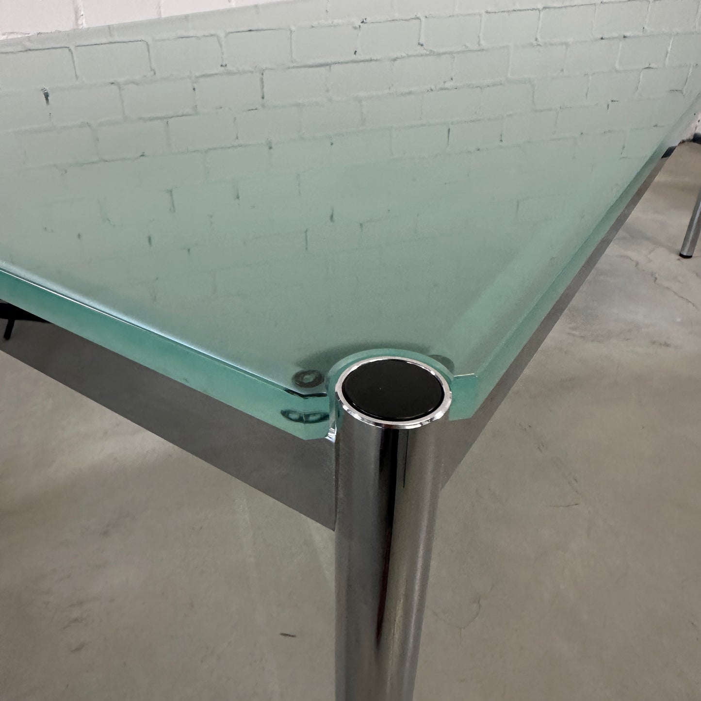 USM Haller Tisch 200x100cm Glas satiniert (B-Ware)