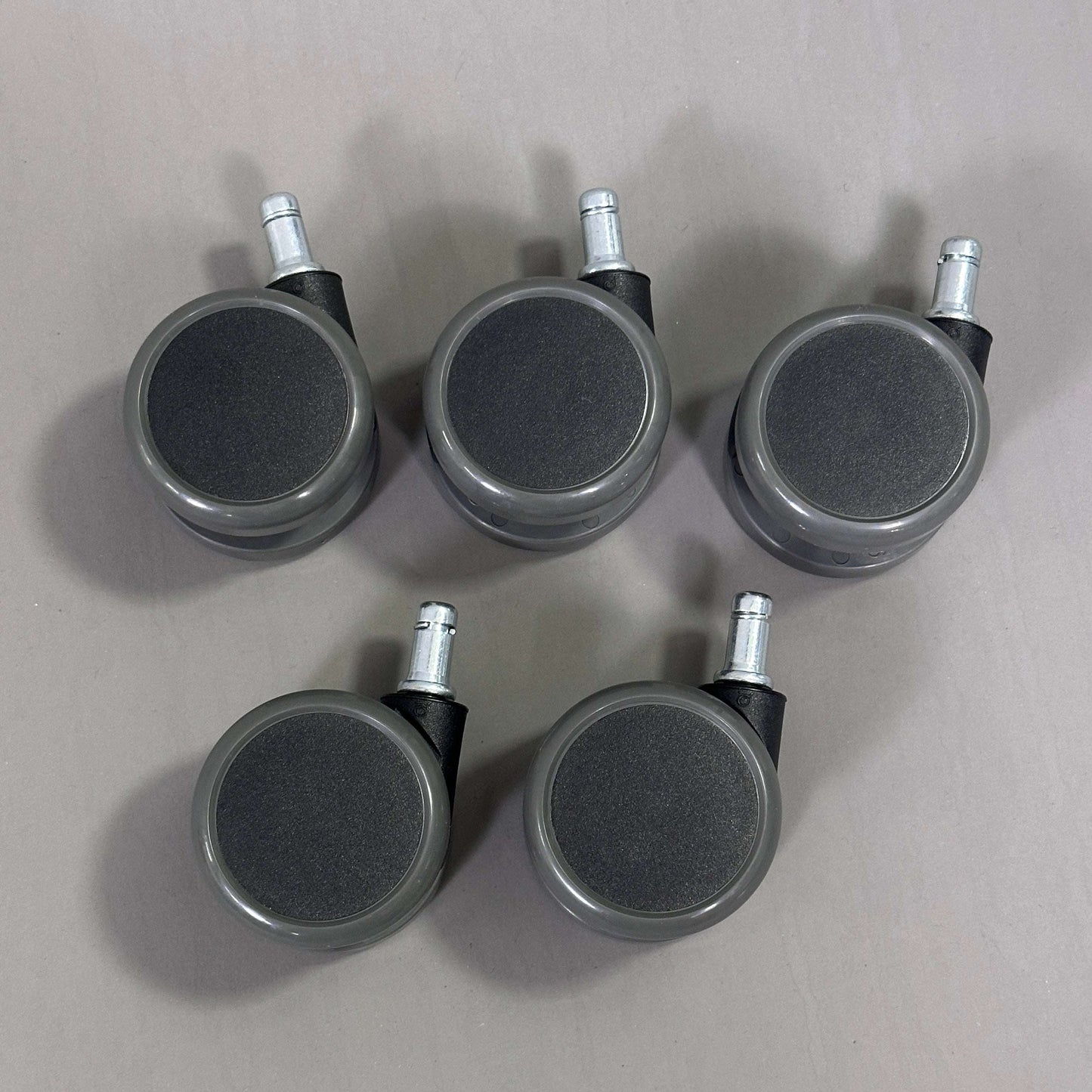 Neue Stuhlrollen 5er-Set Universalrollen für Hart- und Weichböden Made in Germany