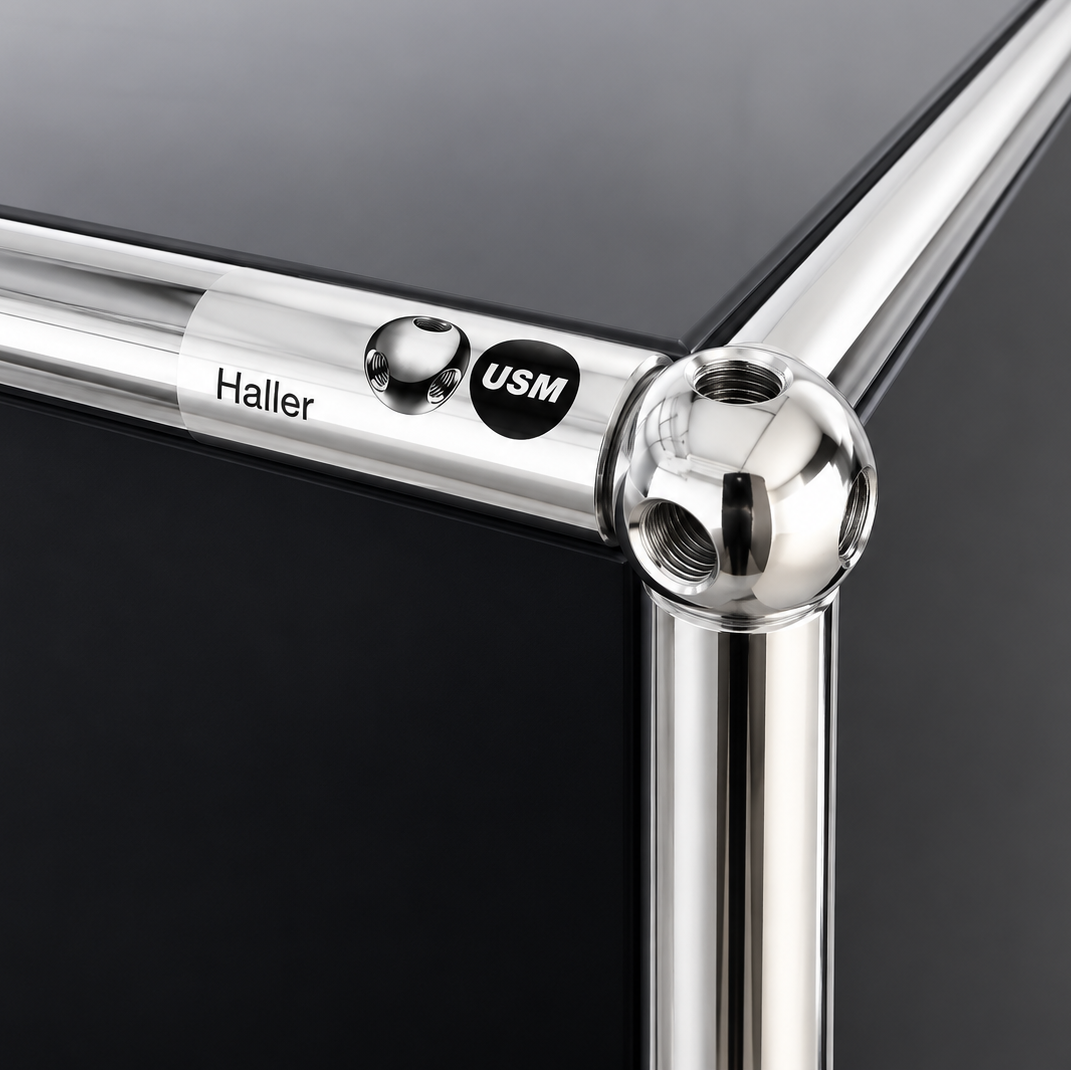 USM Haller 1x2 anthrazit 1x Klappe