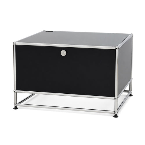 USM Haller Beistelltisch schwarz 75x75cm