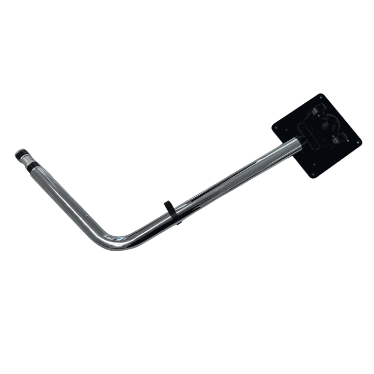 USM Haller Bildschirmarm monitor arm compatible with USM Haller Kitos desks, chrome finish