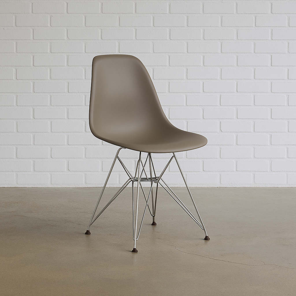 Vitra Eames Plastic Side Chair DSR mauvegrau