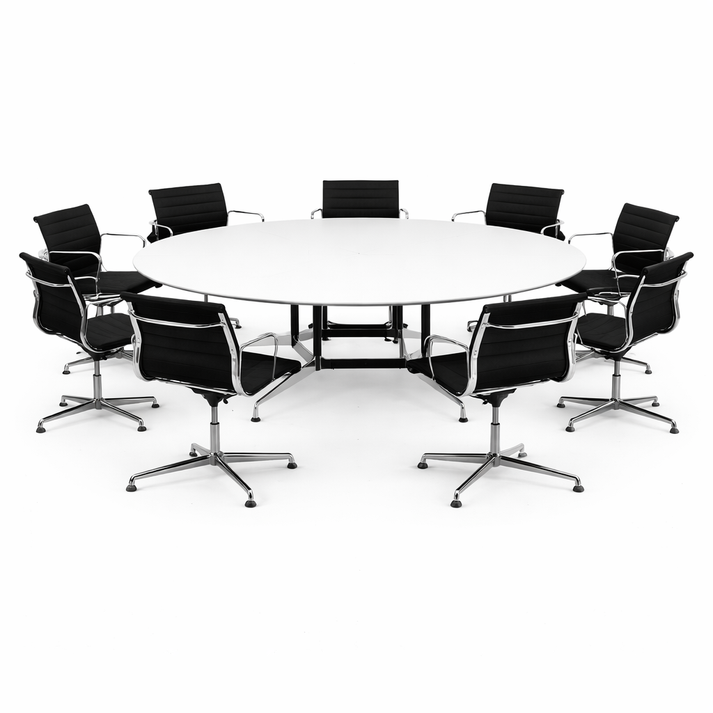 Vitra Eames Segmented Table rund weiß 210cm