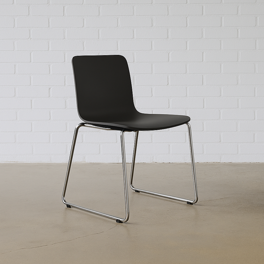 Vitra HAL Schalenstuhl schwarz