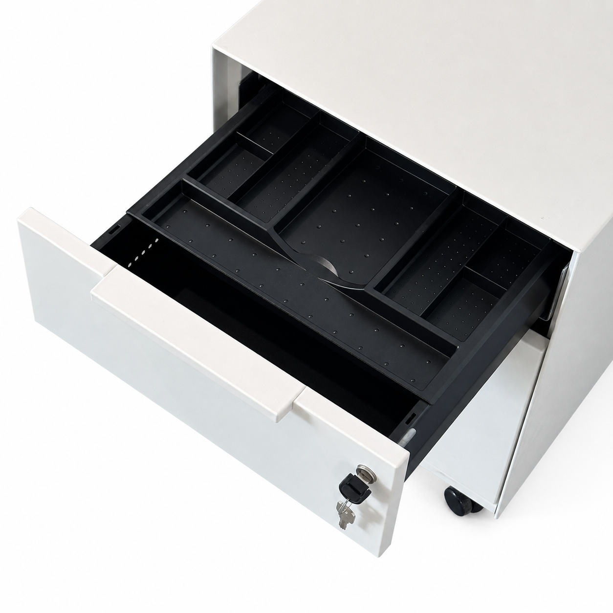 Vitra MBE Rollcontainer 2 Schubladen weiß