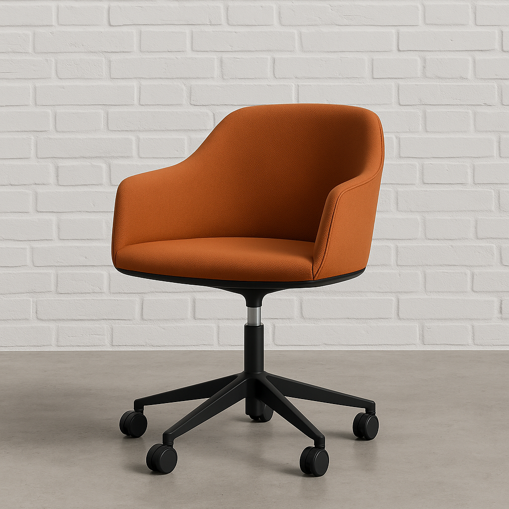 Vitra Softshell Chair orange