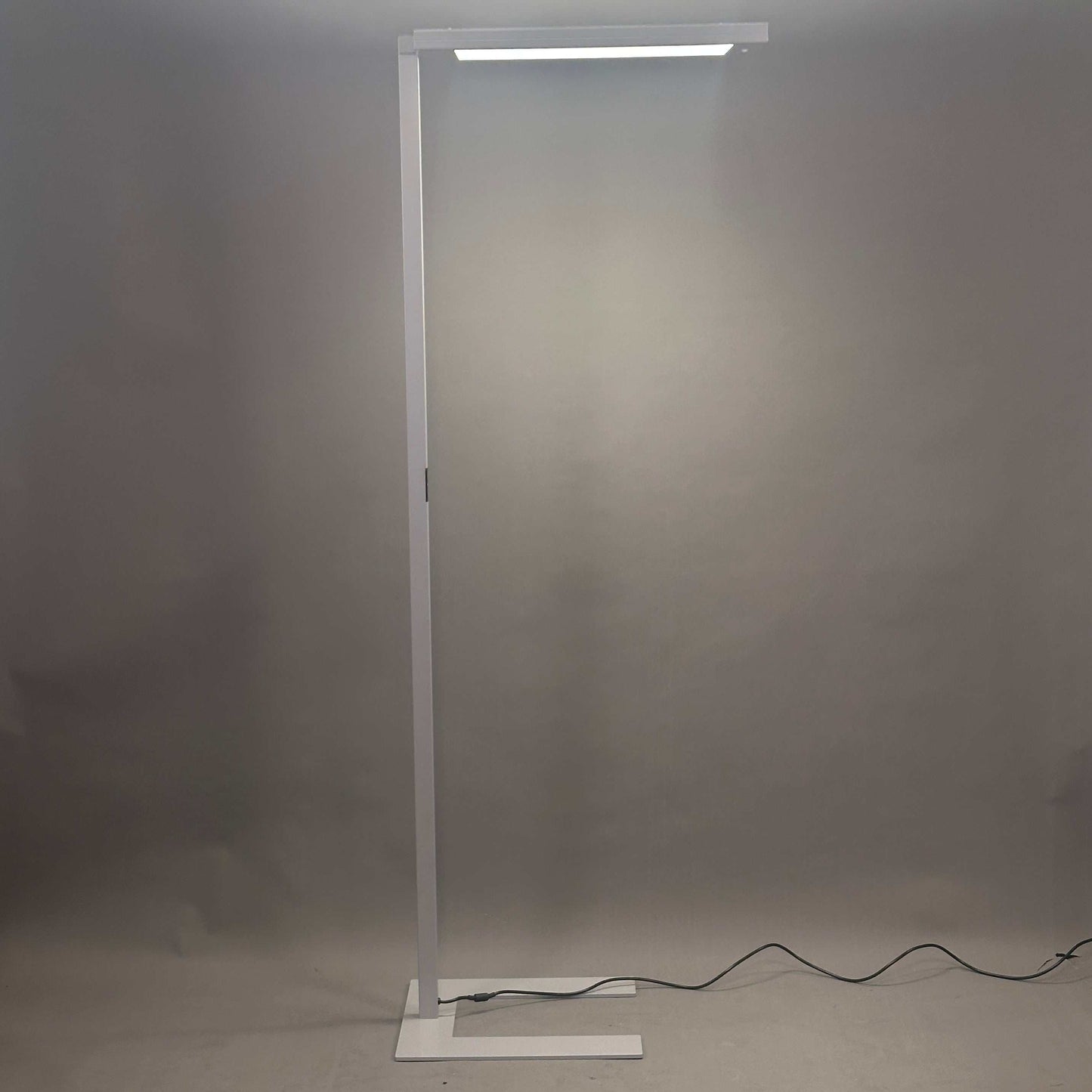 Waldmann Lavigo LED Stehleuchte silbermetallic mit Bewegungs- und Tageslichtsensoren, dimmbar, modernes Design