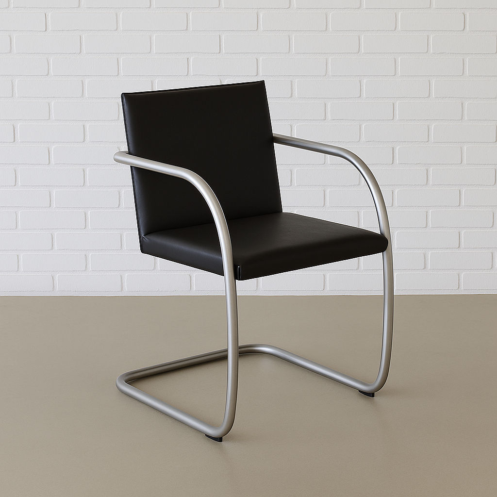 Walter Knoll Brno Armlehnstuhl Rundrohr