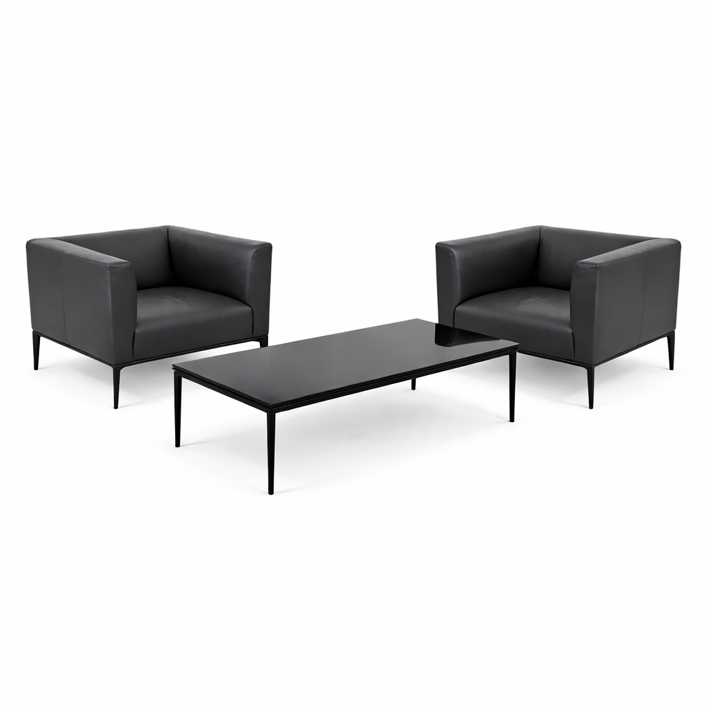 Walter Knoll Jaan Sessel Leder schwarz