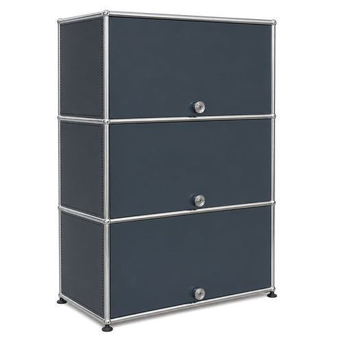 USM Haller Highboard 1x3 anthrazit