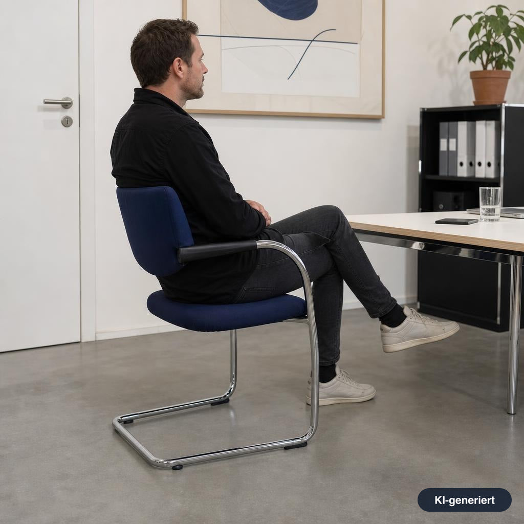 Vitra Visavis Softback dunkelblau