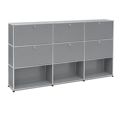 USM Haller 3x3 Mittelgrau