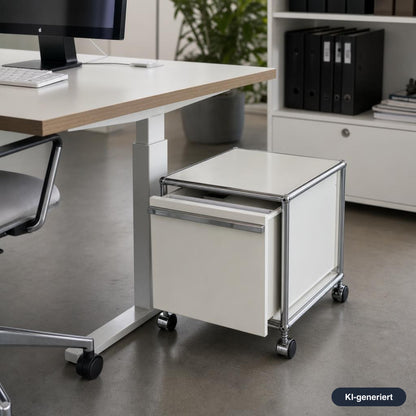 USM Haller Rollcontainer Weiß