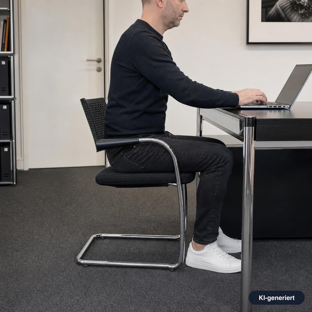 Vitra Visavis 2 schwarz
