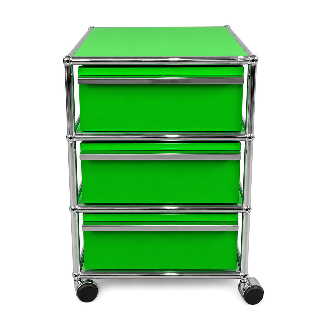 USM Haller Rollcontainer Grün