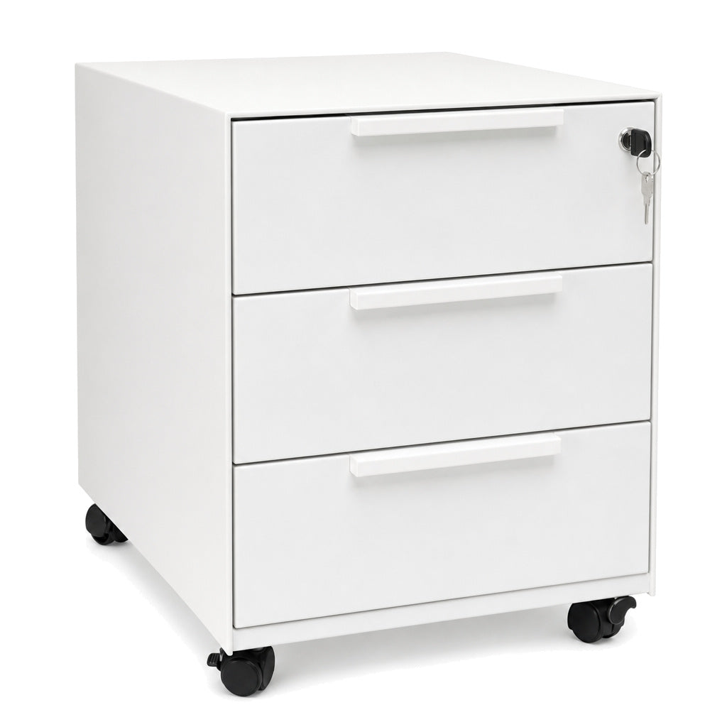 Vitra MBE Rollcontainer 3 Schubladen weiß