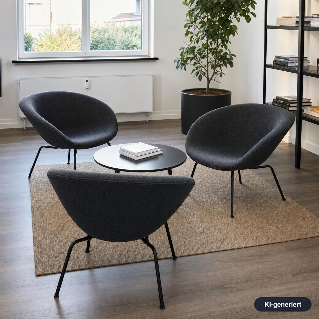 Fritz Hansen Vintage Pot Loungesessel