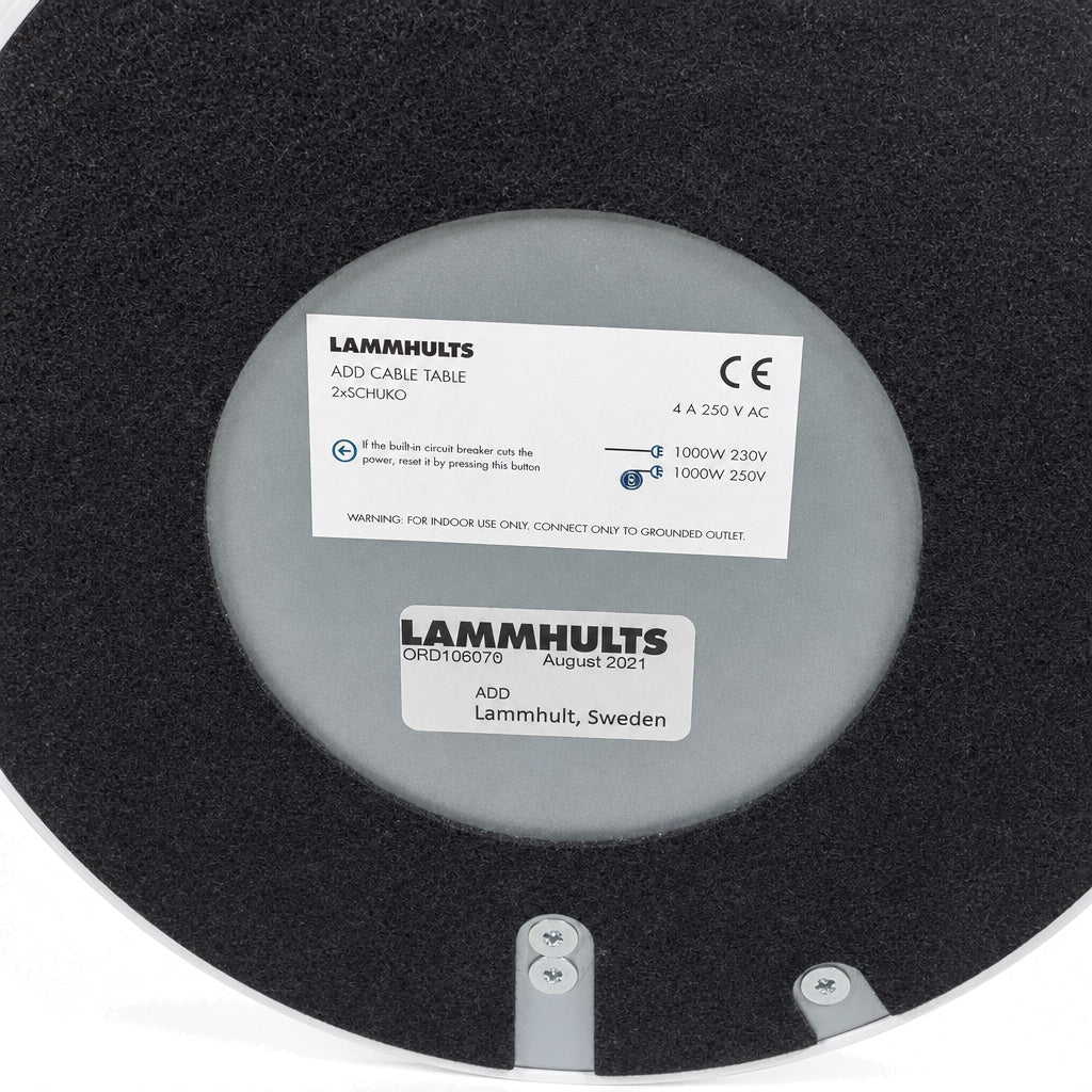 Lammhults Beistelltisch Add Cable Table