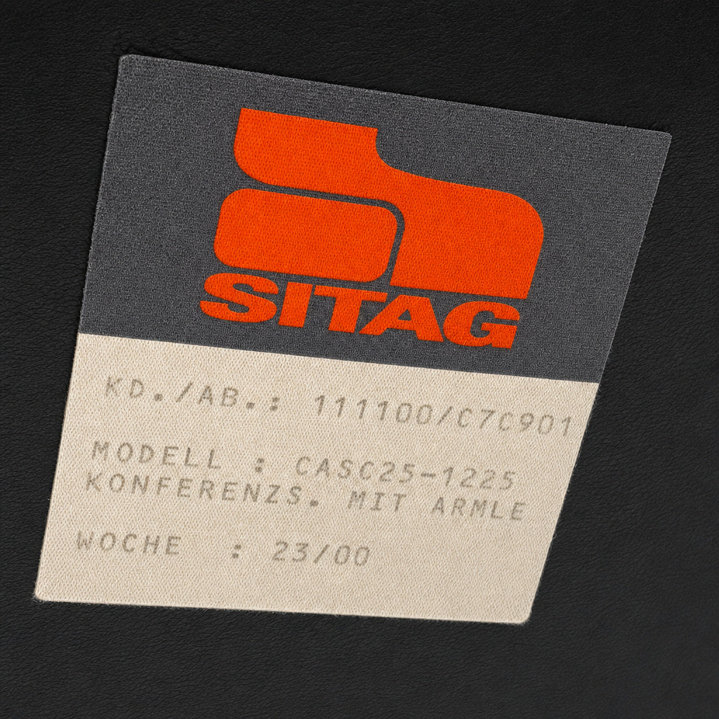 SITAG Freischwinger Leder schwarz