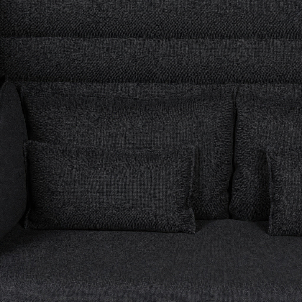 Vitra Alcove Highback 2-Sitzer Sofa schwarz