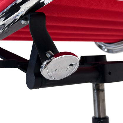 Vitra EA 117 Leder rot Chrom